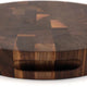 J.K. Adams - 16" x 2" Round Walnut Professional Series End Grain Cutting Board - PRO-16R-W