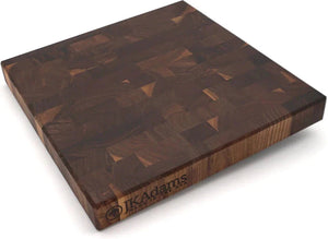J.K. Adams - 16" x 2" Walnut Professional Series End Grain Cutting Board - PRO-1616-W