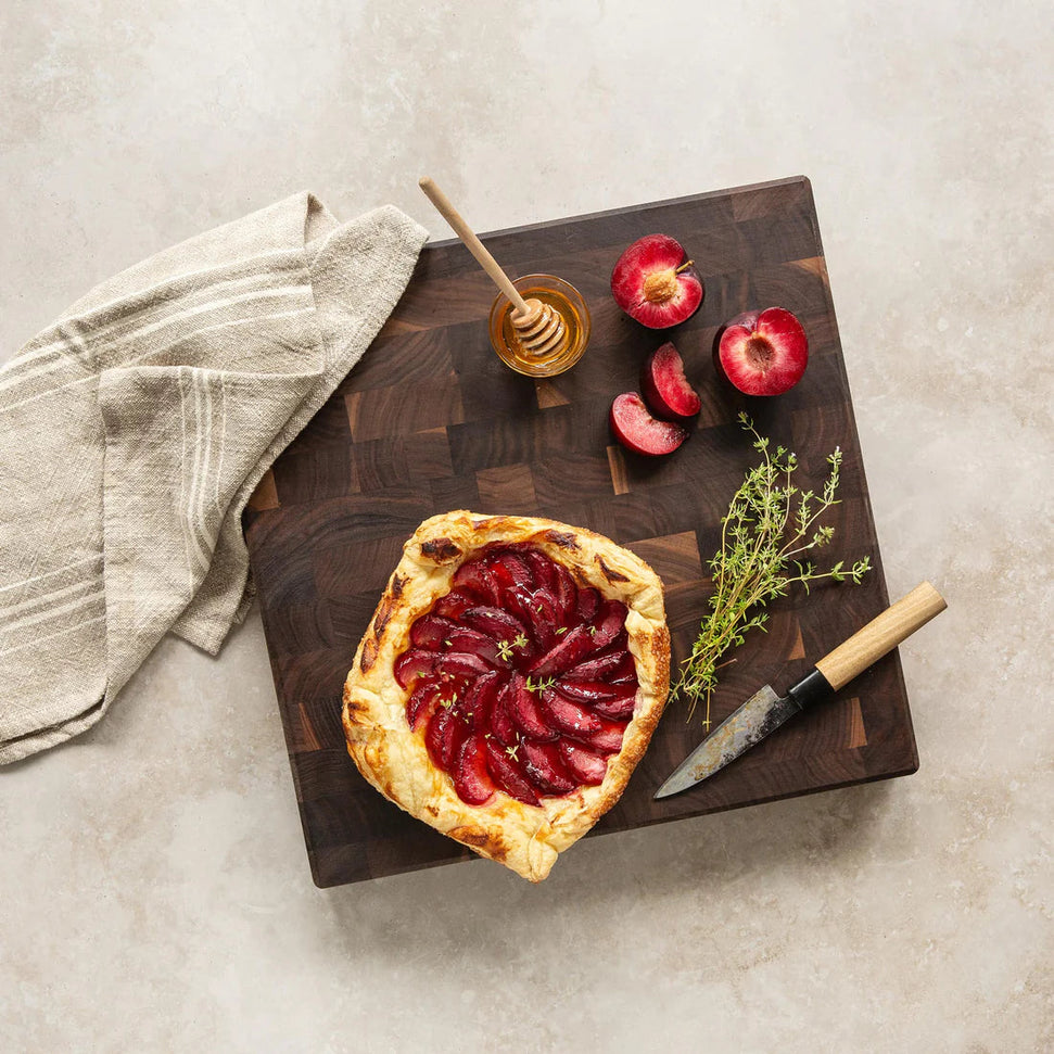 J.K. Adams - 16" x 2" Walnut Professional Series End Grain Cutting Board - PRO-1616-W