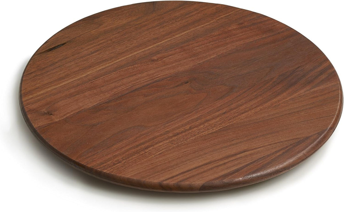 J.K. Adams - 18" Walnut Lazy Susan with Clear Finish - LS-18-W AL