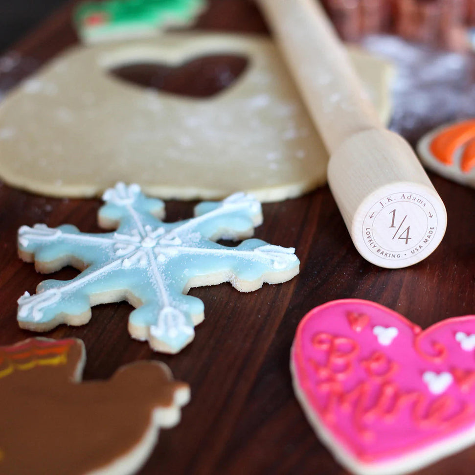 J.K. Adams - 18" x 1.75" x 0.25" Lovely Rolling Pin - LOVELY-3