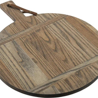 J.K. Adams - 18.5” x 14.5” x 0.6” Medium Round Appetizer Serving Board - 1761-FIVE