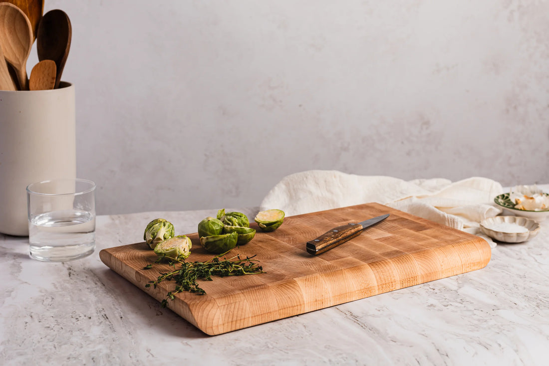 J.K. Adams - 16" x 10" Infinity Edge End Grain Maple Board - IE-1610-M