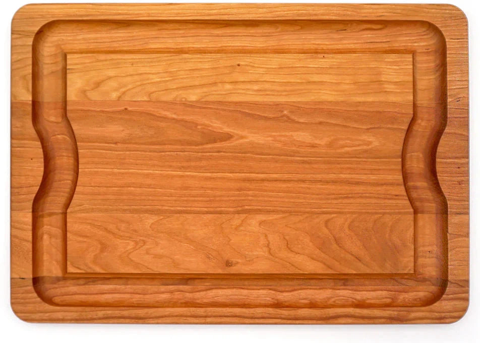 J.K. Adams - 20" x 14" x 1" Cherry BBQ Serving Board - BBQ-2014-CY - DISCONTINUED