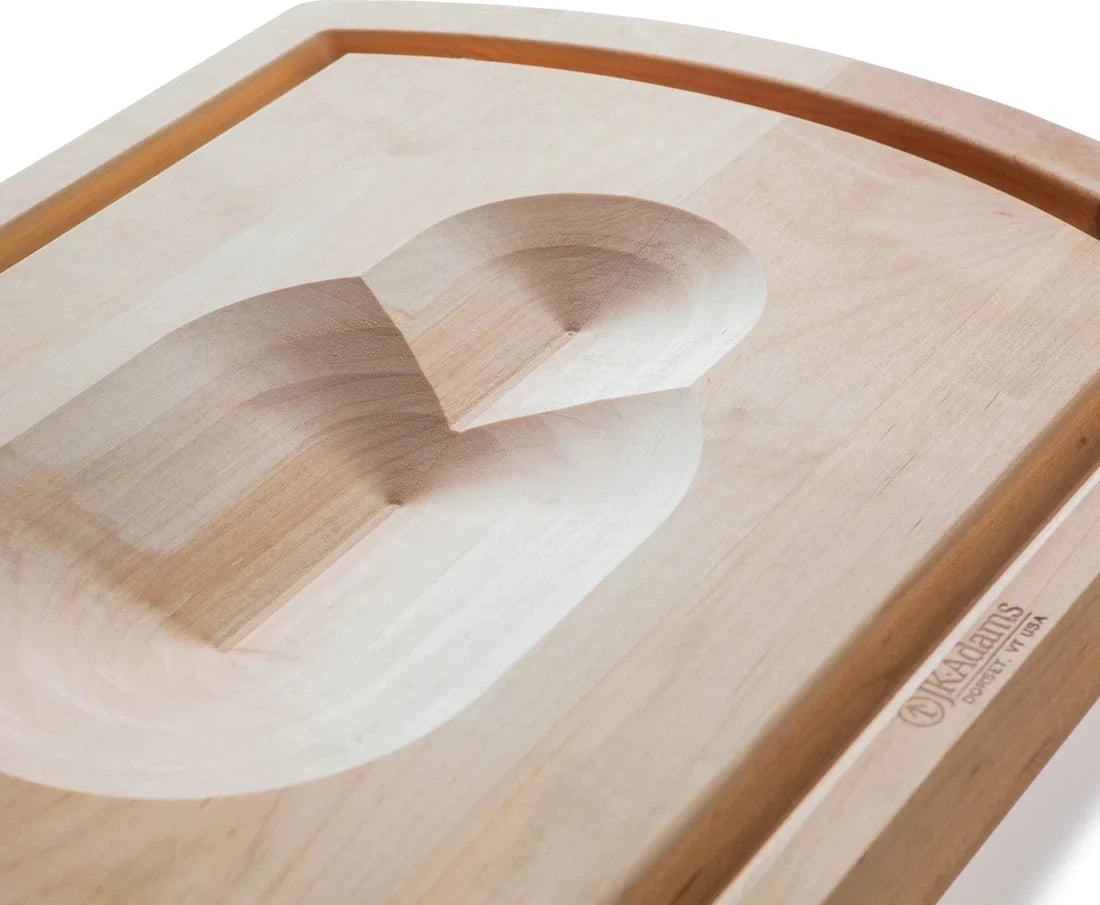 J.K. Adams - 20" x 14" x 1.25" Maple Turnabout Board - TBS-2014 - DISCONTINUED