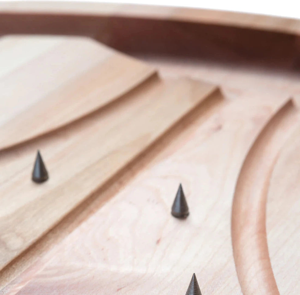 J.K. Adams - 20" x 14" x 1.25" Traditional Carver with Spikes - TCB-2014-S