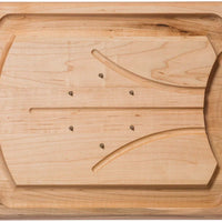 J.K. Adams - 20" x 14" x 1.25" Traditional Carver with Spikes - TCB-2014-S