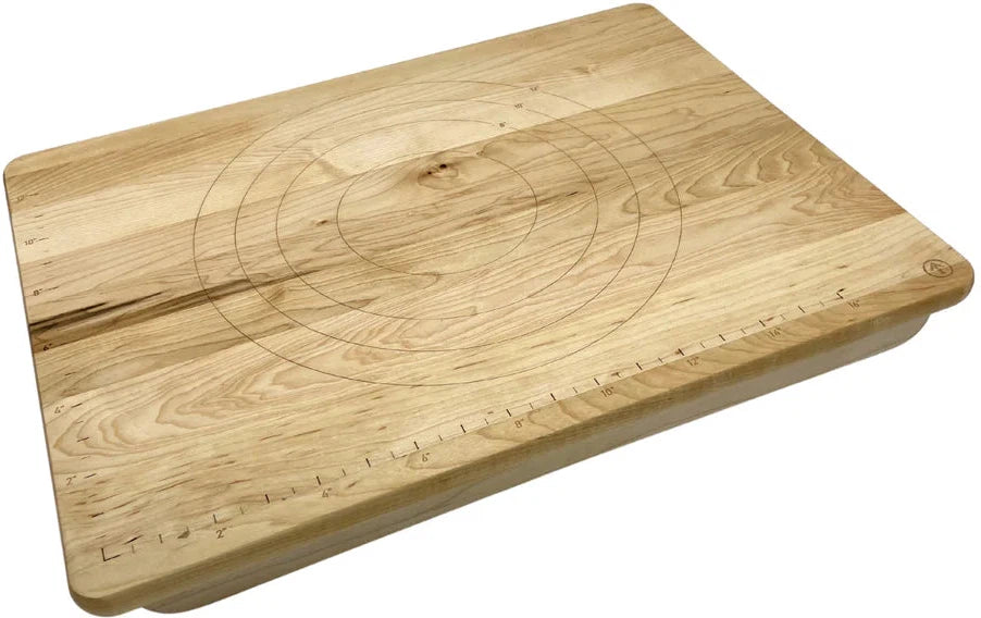 J.K. Adams - 20" x 15" x 0.75" Maple with Maple Cleat Pastry Board Petite - PB-2015