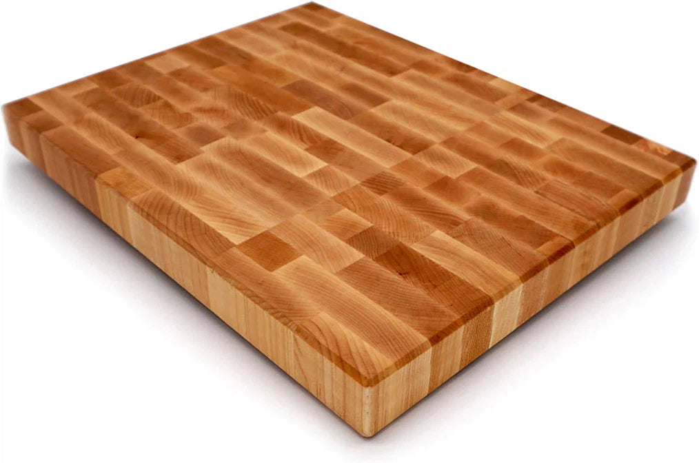 J.K. Adams - 20" x 16" x 2" Cherry Professional Series End Grain Cutting Board - PRO-2016-CY