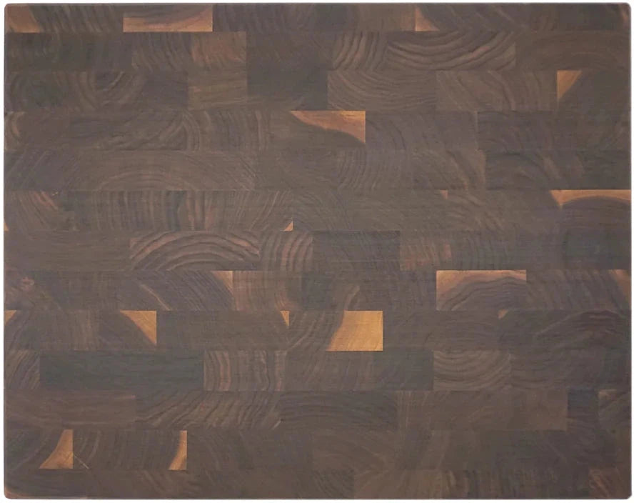 J.K. Adams - 20" x 16" x 2" Walnut Professional Series End Grain Cutting Board - PRO-2016-W