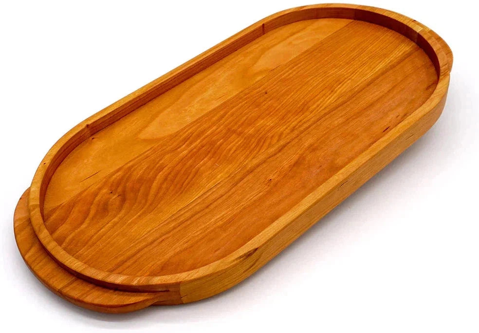 J.K. Adams - 21.5 x 10 x 1.25” Cherry Elmore Serving Platter - ESP-2010-CY