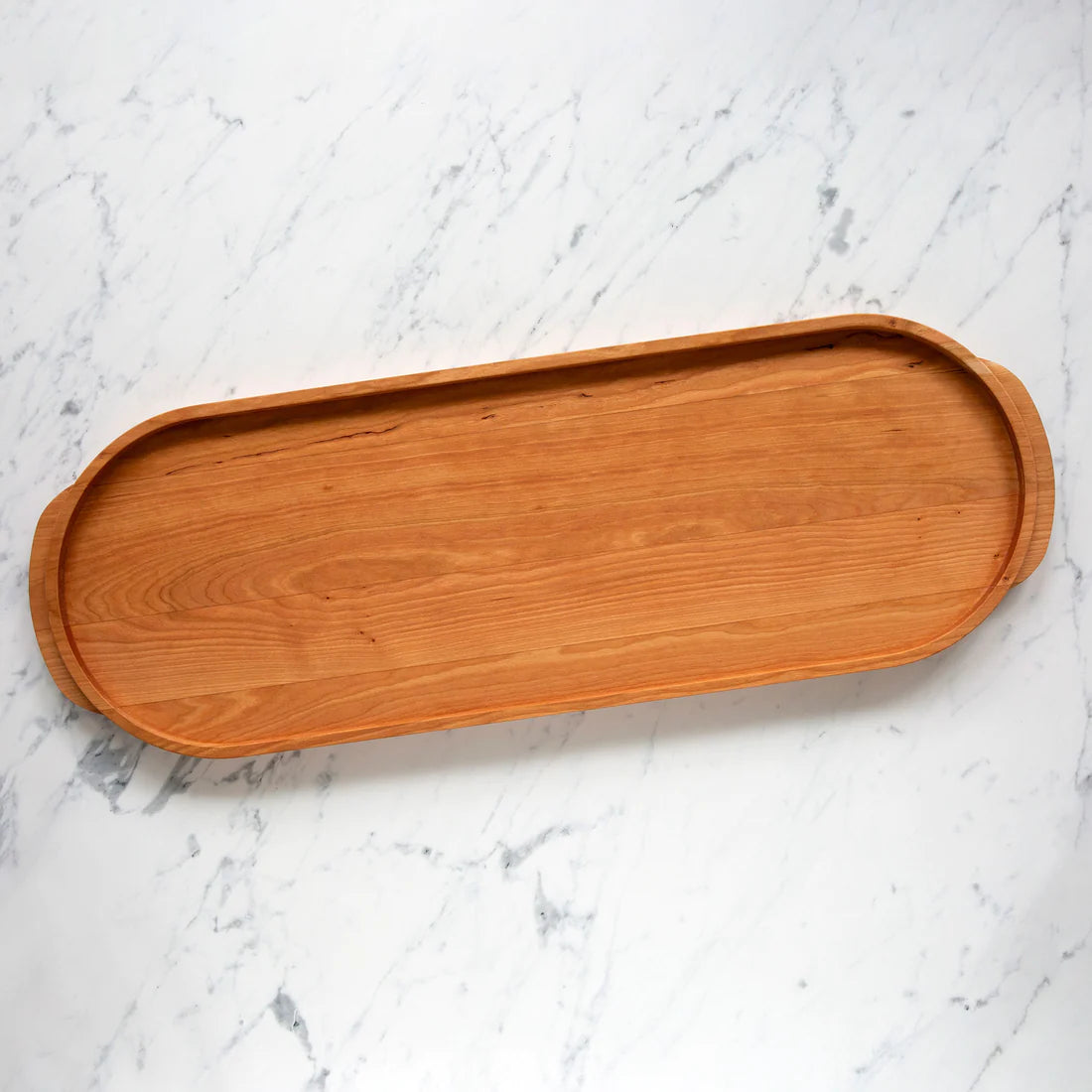 J.K. Adams - 36" x 12" x 1.25" Cherry Elmore Serving Platter - ESP-3612-CY - DISCONTINUED