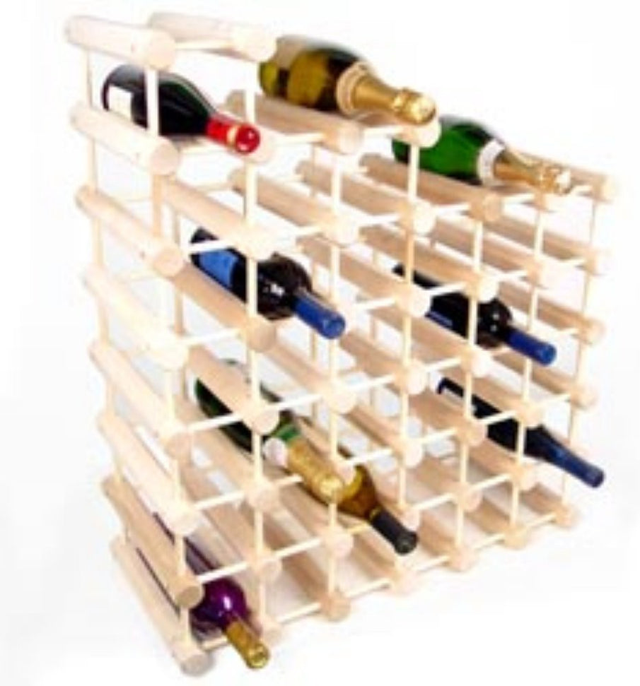 J.K. Adams - 40 Natural Bottle Wine Rack - MW R-40-N
