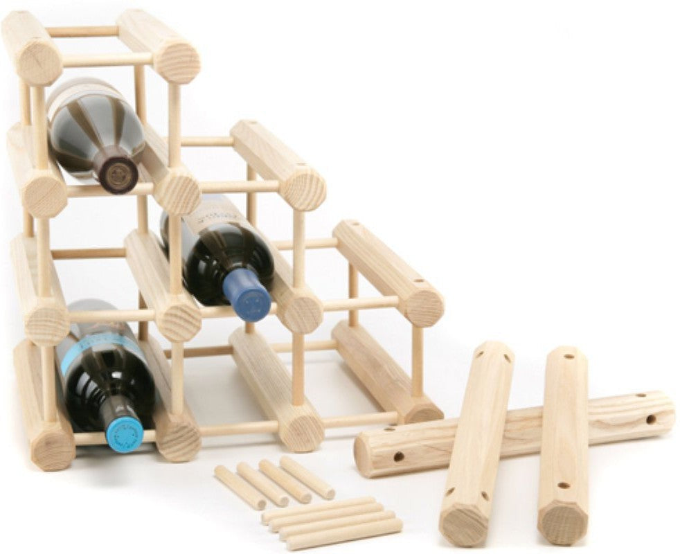 J.K. Adams - 40 Natural Bottle Wine Rack - MW R-40-N
