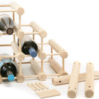 J.K. Adams - 40 Natural Bottle Wine Rack - MW R-40-N