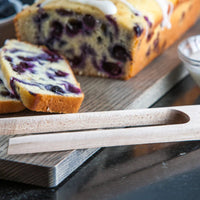 J.K. Adams - 6.5" x 0.8" Maple Wood Toast Tong - TT-1M