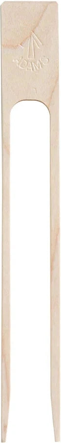 J.K. Adams - 6.5" x 0.8" Maple Wood Toast Tong - TT-1M