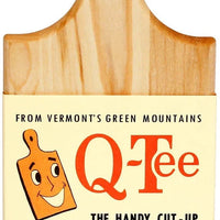 J.K. Adams - 7.5" x 4" x 0.3" Original Q-Tee Cherry Bar Board - QT-1-CY