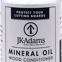 J.K. Adams - 8 Oz Mineral Oil Wood Conditioner - MO-8