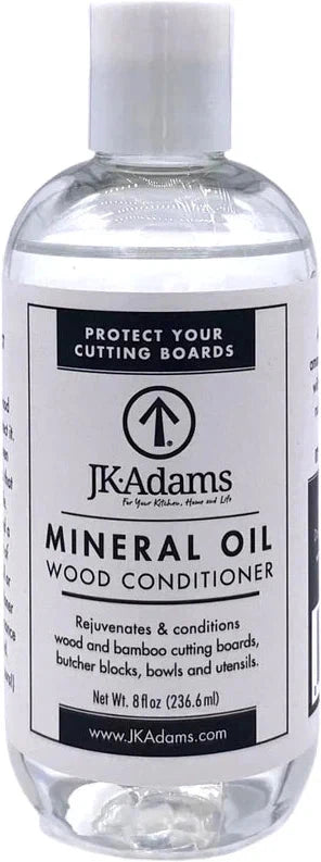 J.K. Adams - 8 Oz Mineral Oil Wood Conditioner - MO-8