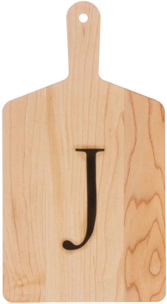 J.K. Adams - "J" Monogram Cheese Board Gift Set with Knife - MCB-1106-J