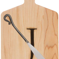 J.K. Adams - "J" Monogram Cheese Board Gift Set with Knife - MCB-1106-J