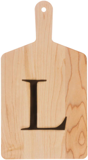 J.K. Adams - "L" Monogram Cheese Board Gift Set with Knife - MCB-1106-L