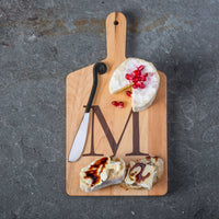 J.K. Adams - "M" Monogram Cheese Board Gift Set with Knife - MCB-1106-M