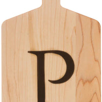 J.K. Adams - "P" Monogram Cheese Board Gift Set with Knife - MCB-1106-P