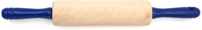 J.K. Adams - Small Bakers Rolling Pin with Navy Handles - BRP-3-NAVY
