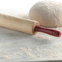 J.K. Adams - Small Bakers Rolling Pin with Pink Handles - BRP-3-PINK