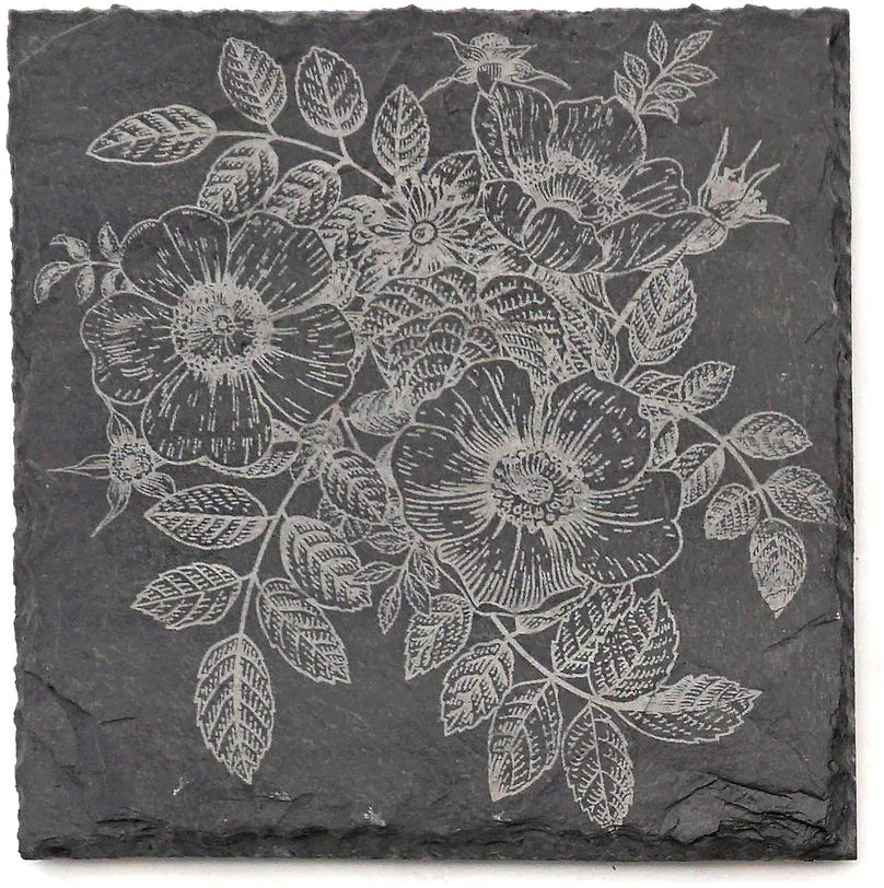 J.K. Adams - Vermont Slate Coasters, Pack of 4 - VSC-4SQ-VT