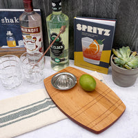 J.K. Adams - Wine & Spirits Novelty Barrel Board with Engraved Logo - NOV-BARREL - DISCONTINUED