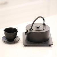 Ja By Frieling - 6.3" Square Black Cast Iron Trivet - J25714