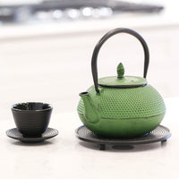 Ja By Frieling - 7" Round Black Cast Iron Trivet - J25353