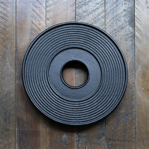 Ja By Frieling - 7" Round Black Cast Iron Trivet - J25353