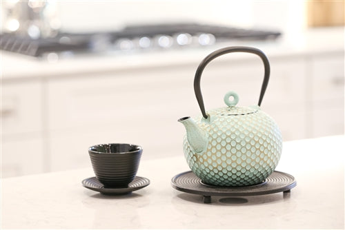 Ja By Frieling - 7" Round Black Cast Iron Trivet - J25353