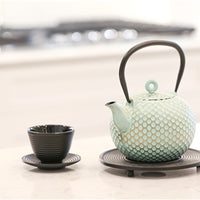 Ja By Frieling - 7" Round Black Cast Iron Trivet - J25353