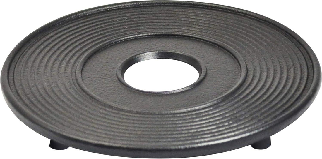 Ja By Frieling - 7" Round Black Cast Iron Trivet - J25353