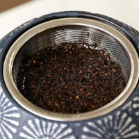 Ja By Frieling - Hani 40 Ounce Blue/Silver Cast Iron Teapot with Stainless Steel Infuser - J25481