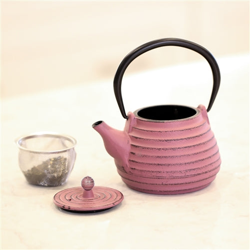 Ja By Frieling - Nabe 17 Oz Lavender Cast Iron Teapot with Stainless Steel Infuser - J25137