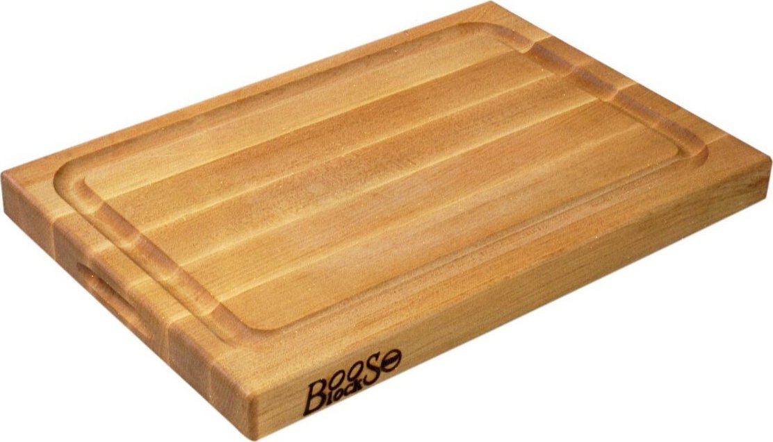 John Boos - 18" x 12" x 1.5" Professional Collection Maple BBQ Cutting Board - BBQBD