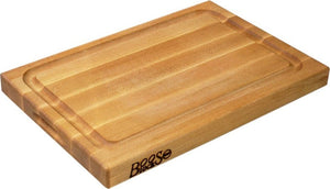 John Boos - 18" x 12" x 1.5" Professional Collection Maple BBQ Cutting Board - BBQBD