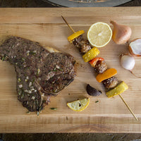 John Boos - 18" x 12" x 1.5" Professional Collection Maple BBQ Cutting Board, Pack of 6 - BBQBD-6 - DISCONTINUED