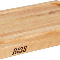 John Boos - 18" x 12" x 1.5" Professional Collection Maple BBQ Cutting Board, Pack of 6 - BBQBD-6 - DISCONTINUED
