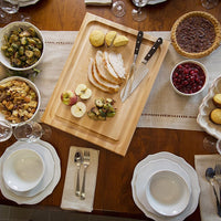 John Boos - 20" x 15" x 2.25" Reversible Maple Cutting Board with Juice Moat - RA02GRV