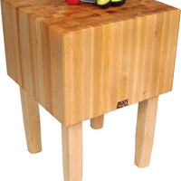 John Boos - 24" X 24" X 16" AA Professional Preparation Table with Butcher Block Top - AA02