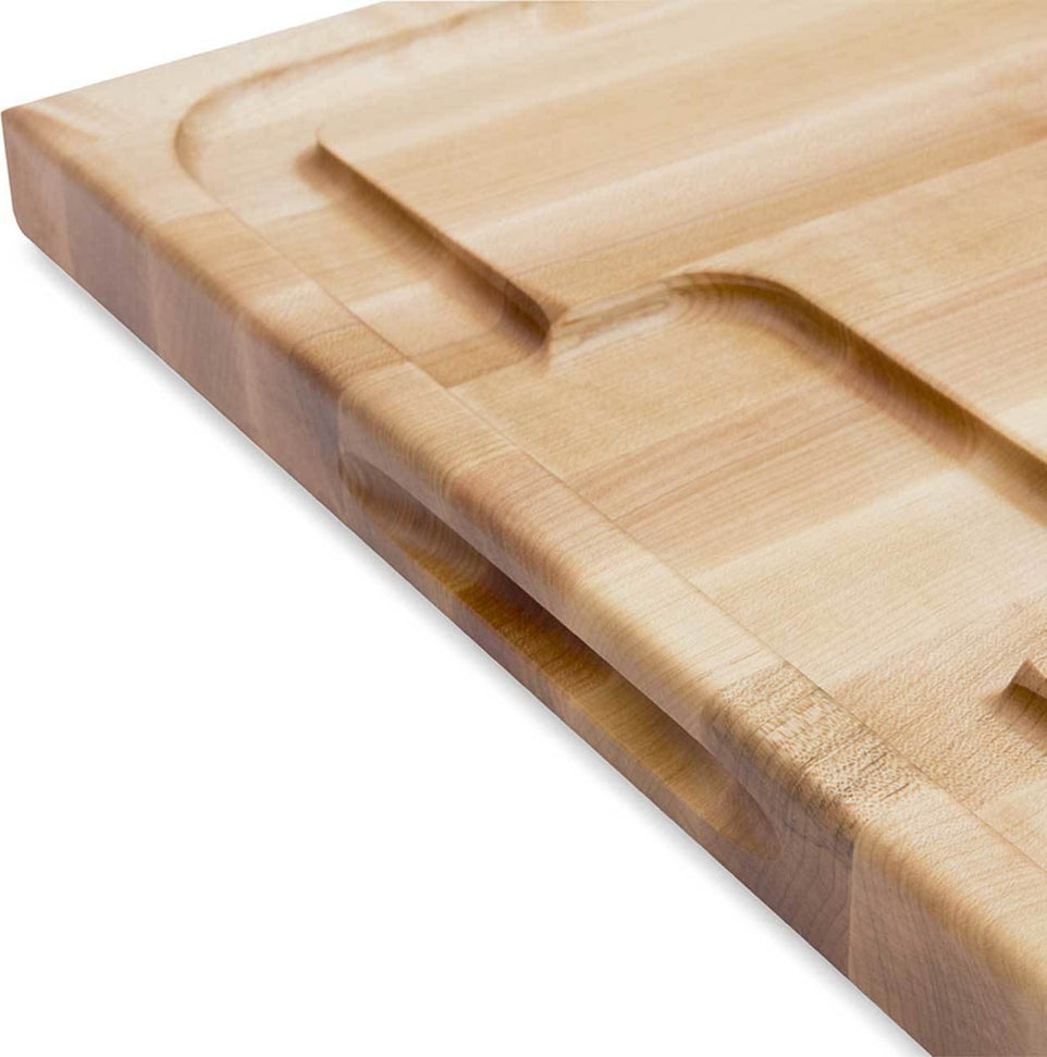 John Boos - 24" x 18" x 1.5" Professional Collection Maple Cutting Board - AUJUS