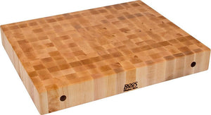 John Boos - 24" x 24" x 4" Chopping Block Collection Maple Cutting Board - CCB24-S
