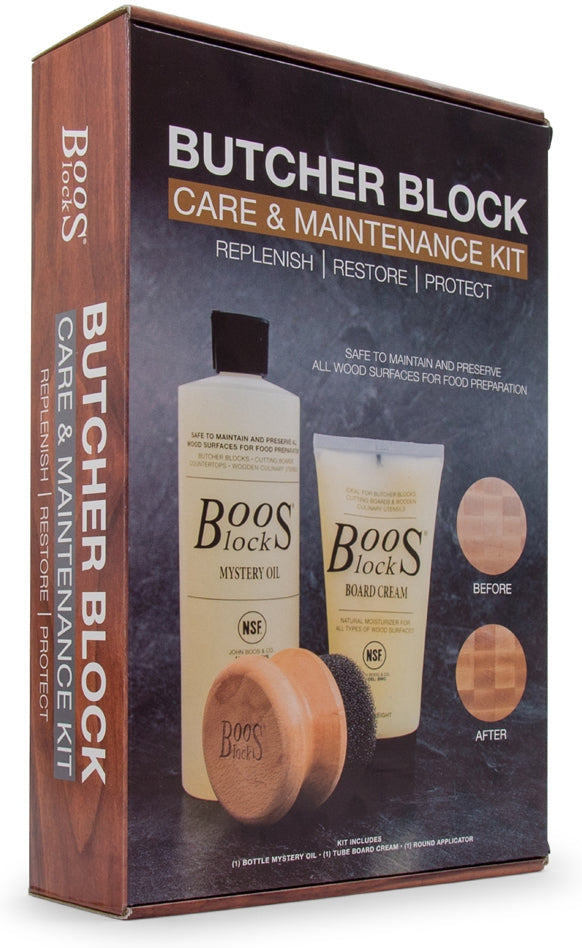 John Boos - Cutting Board Care & Maintenance Kit - MYSCRMAPPGP